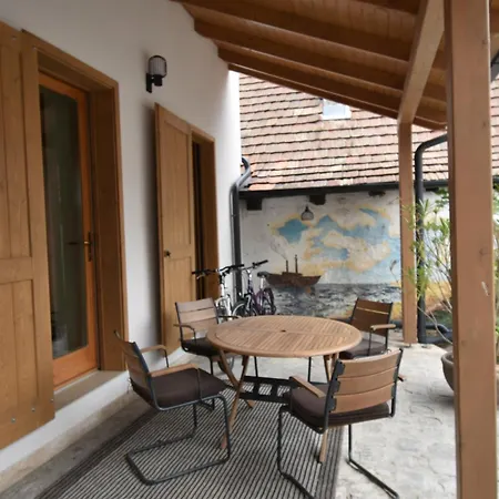 公寓 Gozhajo Loft - Csaladi Haz Terasszal, 2 Fuerdoszobaval, Kerekparral 圣安德烈